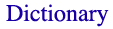 dictionaru