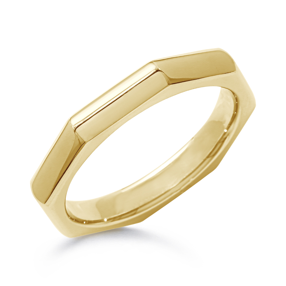 Ephesus 18KYG Octagon Ring K73997