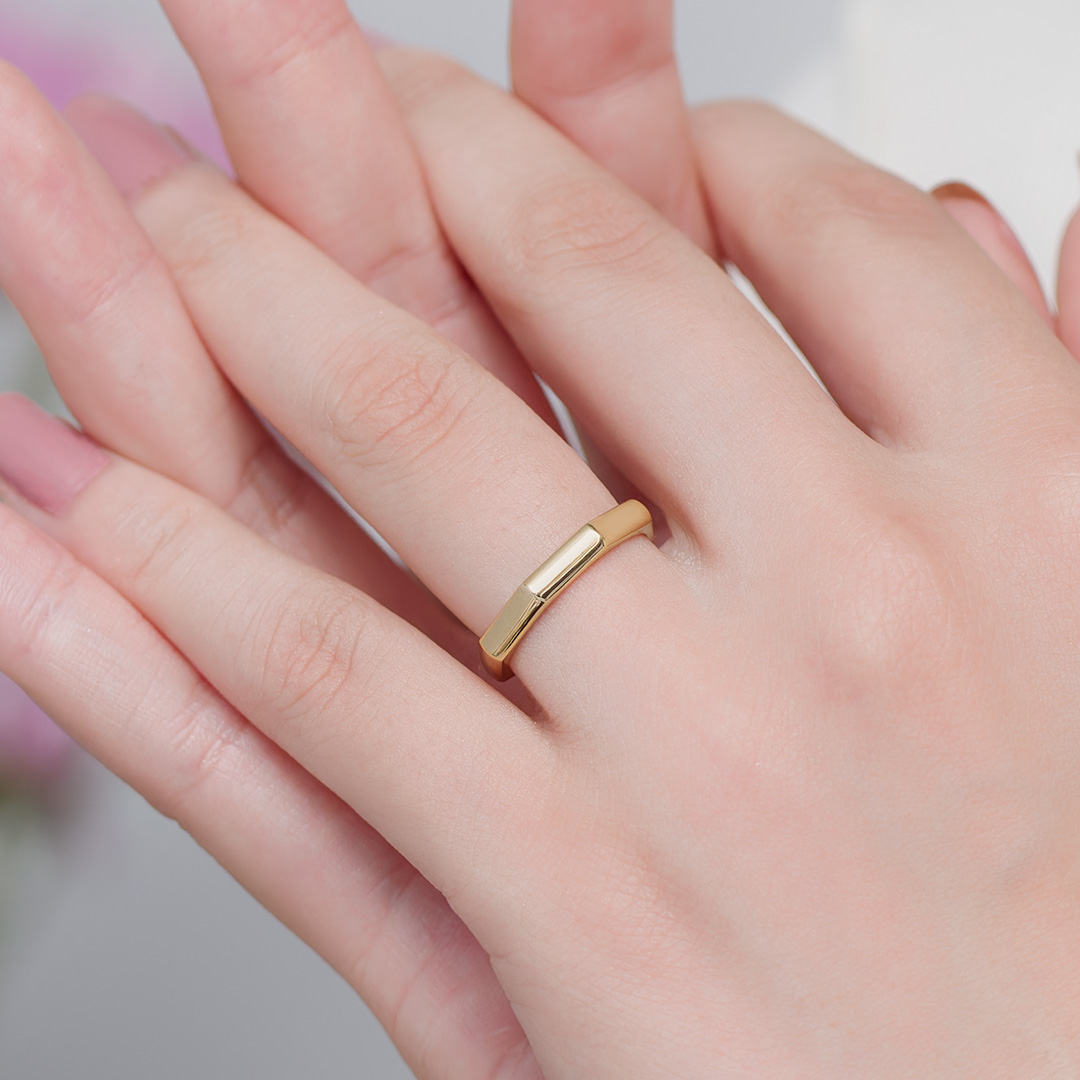 Ephesus 18KYG Octagon Ring K73997