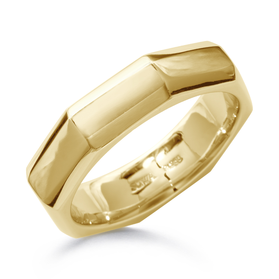 Ephesus 18KYG Octagon Ring K73999
