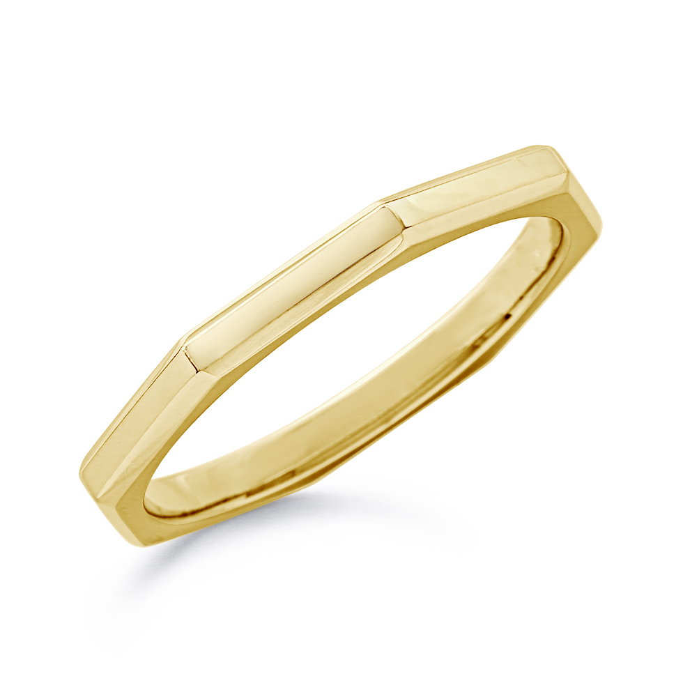 Ephesus 18KYG Octagon Ring K74093