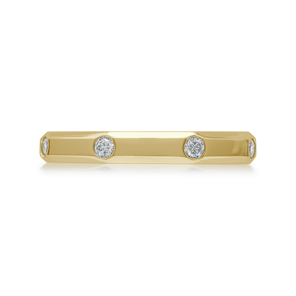 Ephesus 18KYG Octagon Diamond Ring K74218DI