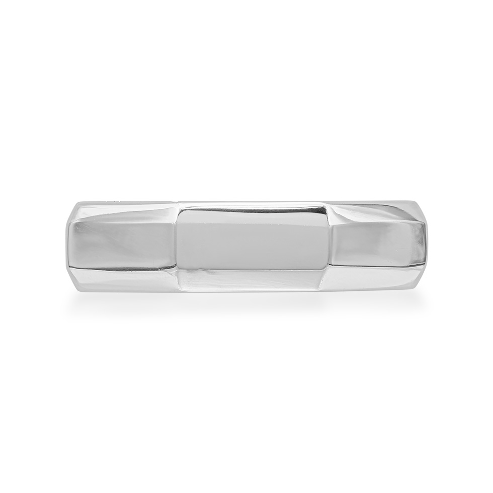 Ephesus Pt950 Octagon Ring P73999