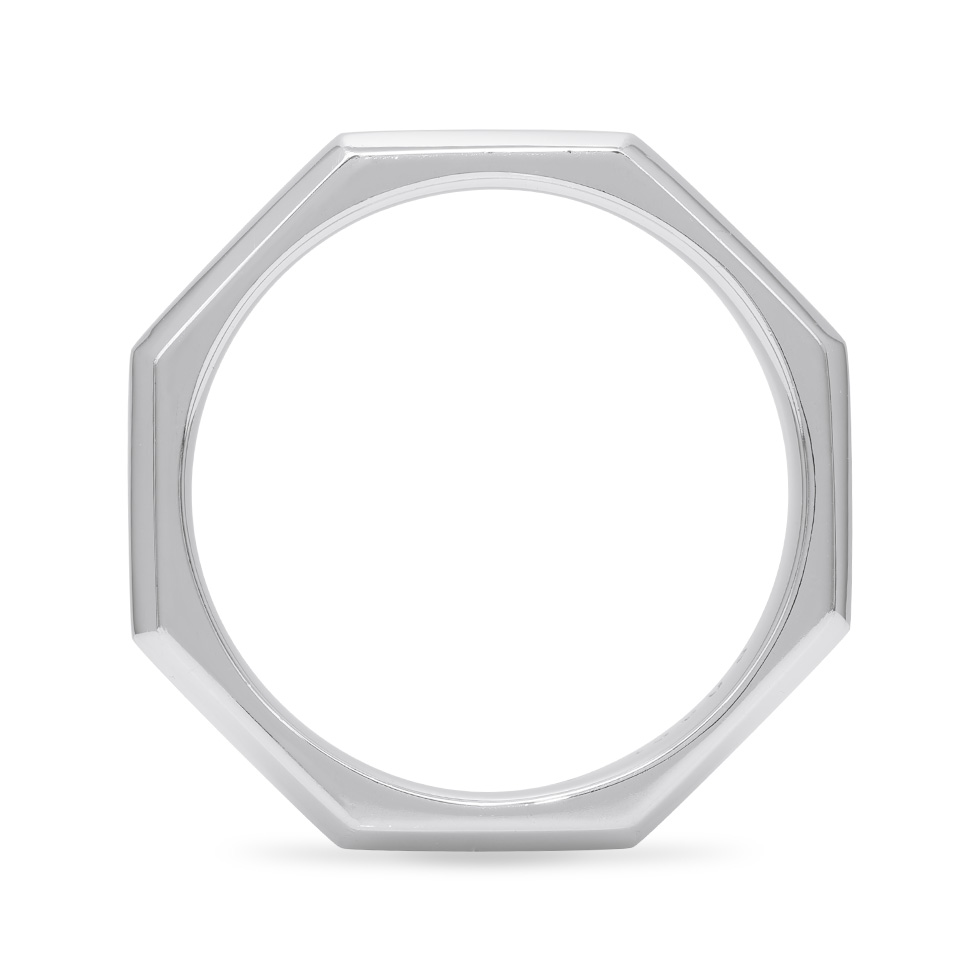 Ephesus Pt950 Octagon Ring P73999