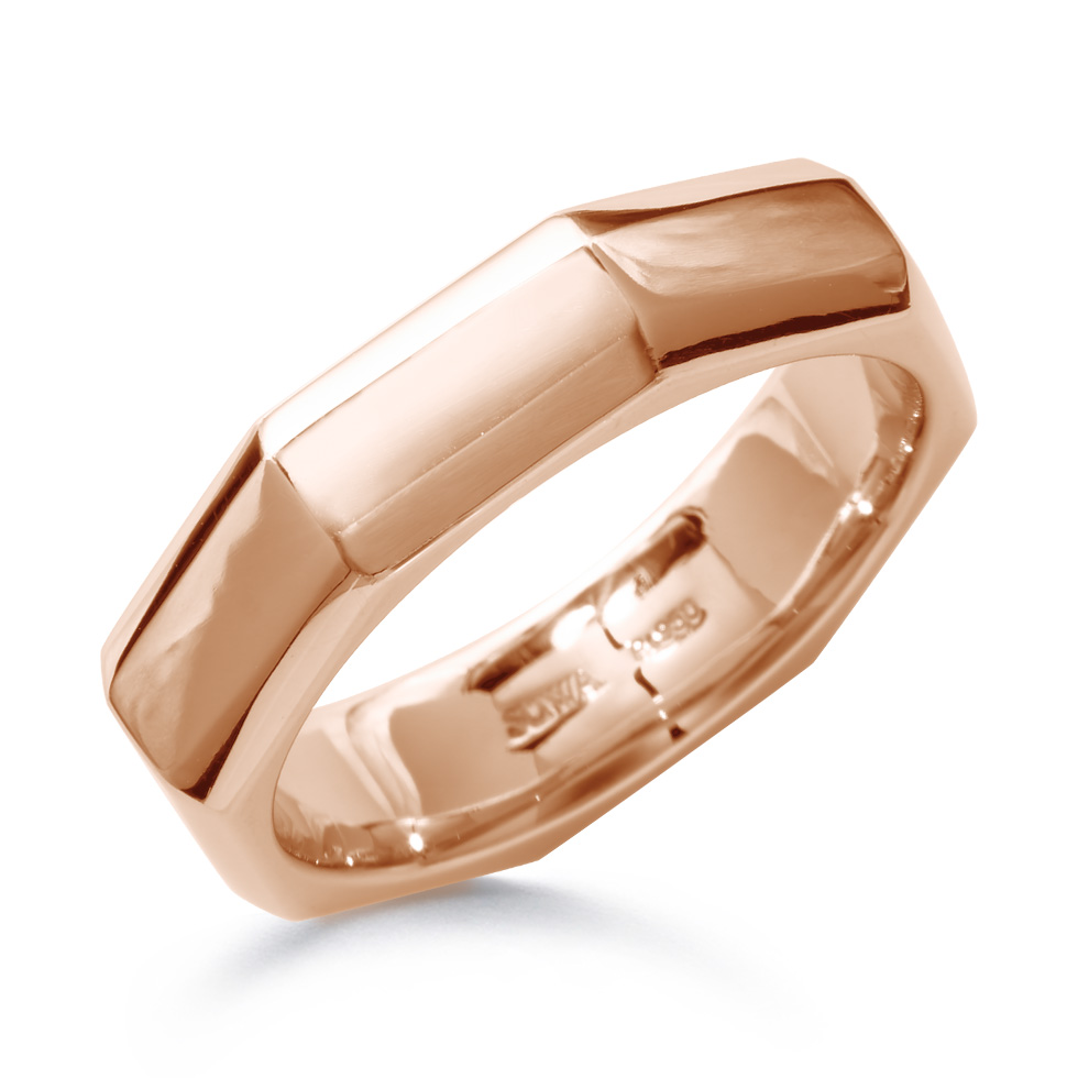Ephesus 18KPG Octagon Ring R73999