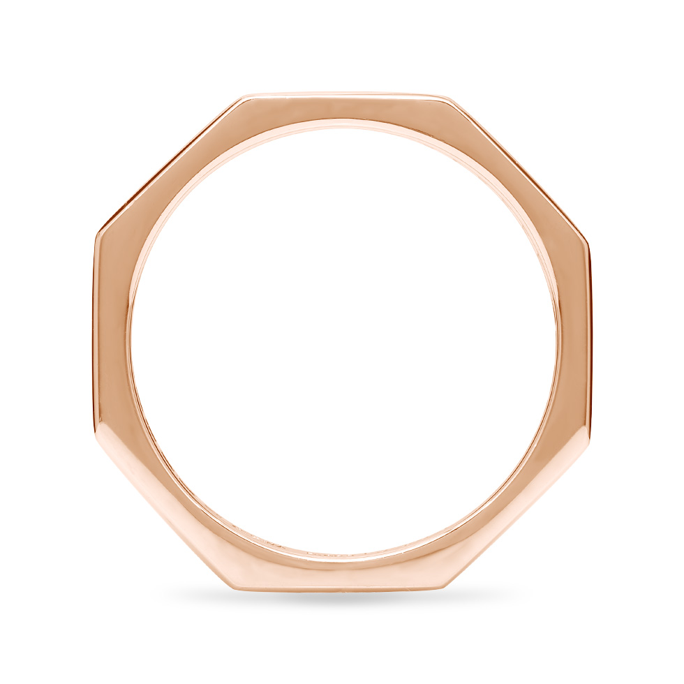 Ephesus 18KPG Octagon Diamond Ring R74554DI