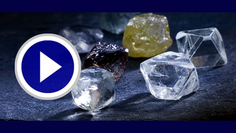 自然のままの美しいダイヤモンド