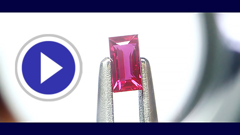 バゲットカットルビー