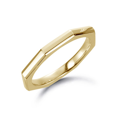 18KYG Octagon Ring K74093