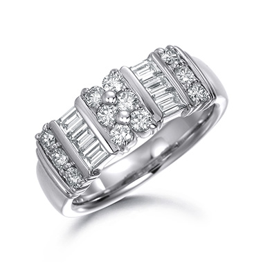 Pt950 Diamond Ring P72348DI