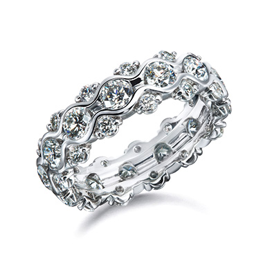 Pt950 Diamond Ring P74208DI