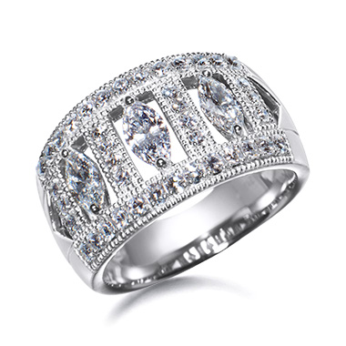Pt950 Diamond Ring P74826DI